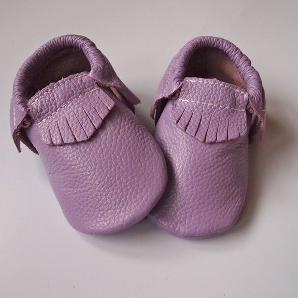 Buffalo & Bear Lilac Leather Moccs